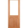 LPD 2XG External Hardwood 2 Panel Clear Glazed Door