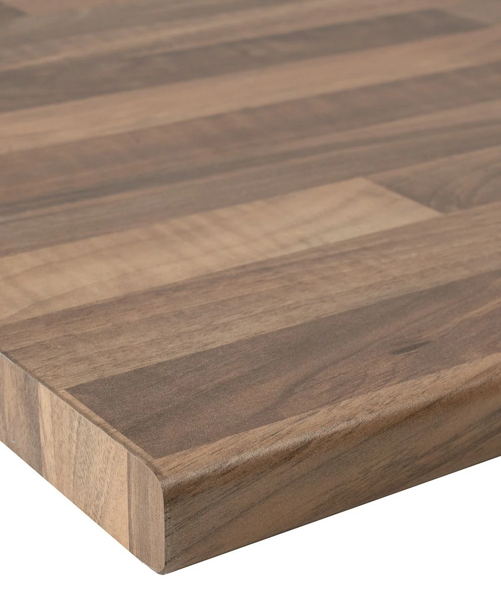 Walnut Block Wilsonart Worktop 1000 X 600 X 30mm