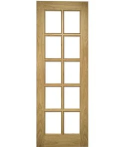 Deanta Internal Oak Pre Sanded Bristol Glazed Door