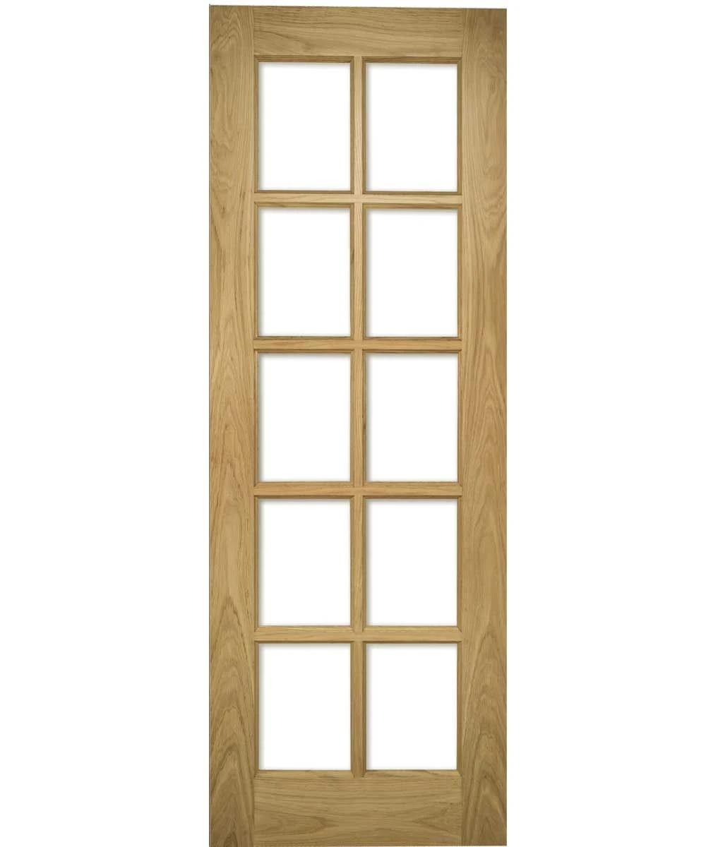Deanta Internal Oak Pre Sanded Bristol Glazed Door
