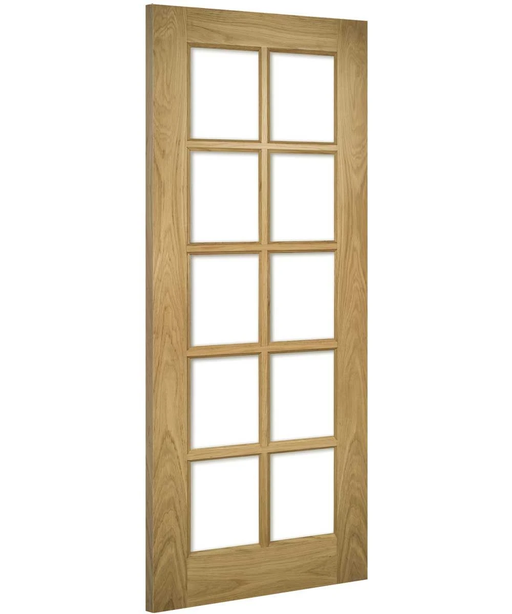 Deanta Internal Oak Pre Sanded Bristol Glazed Door - Image 2