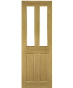 Deanta Internal Oak Pre Finished Bury Glazed Door