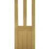 Deanta Internal Oak Pre Finished Bury Glazed Fire Door FD30
