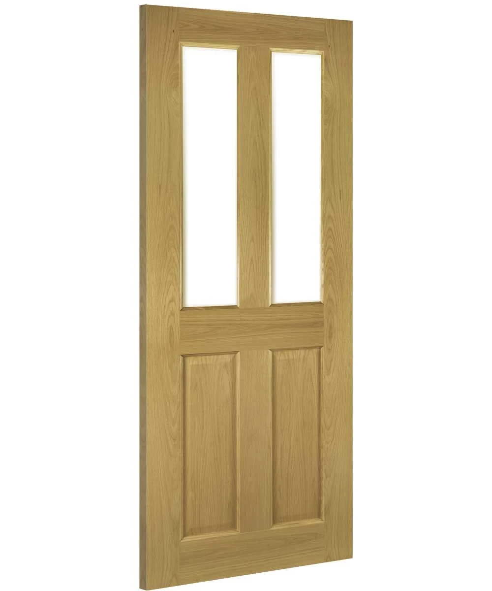 Deanta Internal Oak Pre Finished Bury Glazed Door - Image 2