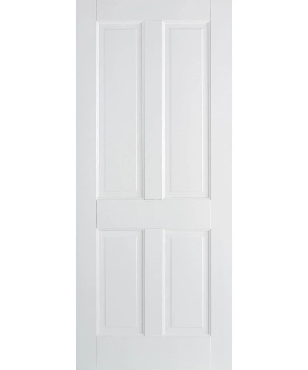 LPD Internal White Primed Solid Canterbury 4 Panel Door