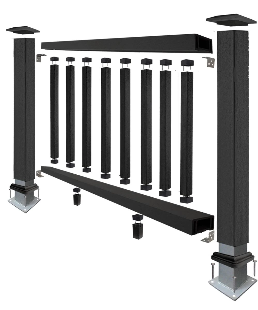 Composite Balustrade Railing Kit β Charcoal (1.2m) - Image 2