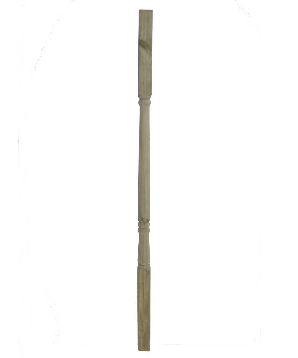 6.0X6.0M Deluxe 28mm Decking Kit With Colonial Handrail/Balustrade - Image 3