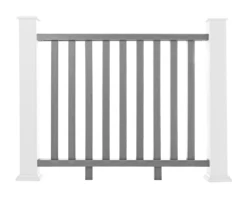 Composite Balustrade Railing Kit – Cool Grey (1.2m)