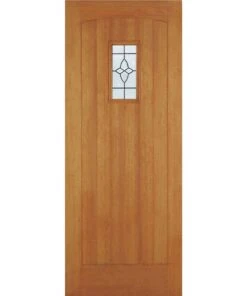 LPD External Hardwood Un-finished Glazed Cottage Door (Mortise & Tenon)