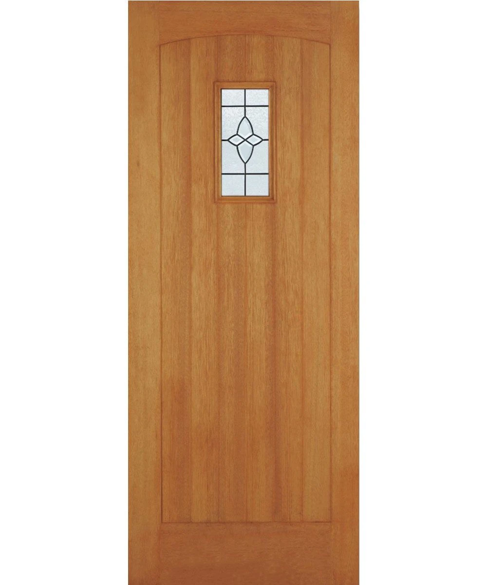 LPD External Hardwood Un-finished Glazed Cottage Door (Mortise & Tenon)