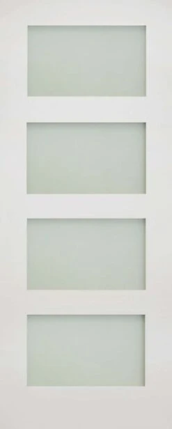 Deanta White Primed Coventry Door With Obscure Glass