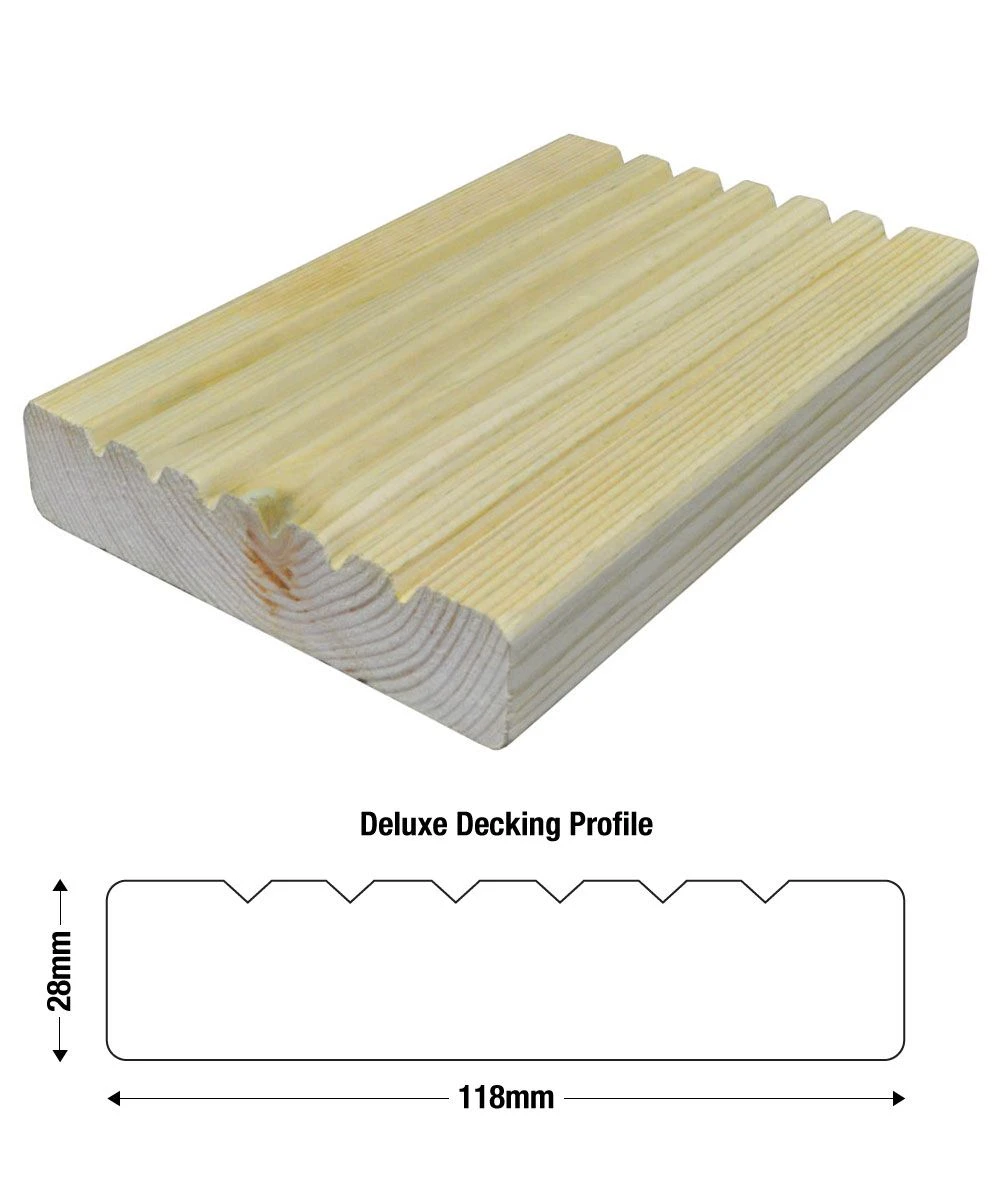 5.4X5.4M Deluxe 28mm Decking Kit (no Handrail) - Image 4