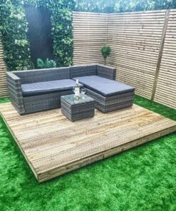 5.4X3.6M Deluxe 28mm Decking Kit (No Handrail)