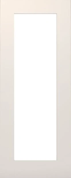 Deanta White Primed Denver Door With Clear Glass