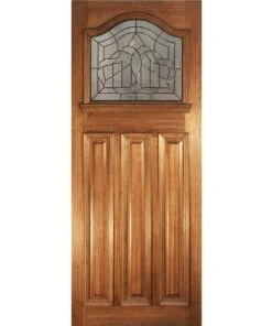 LPD External Hardwood Un-Finished Estate Crown Double Glazed Door (Mortise & Tenon)