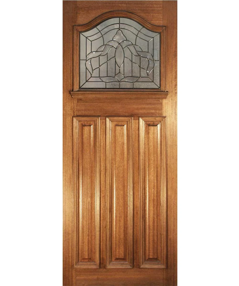 LPD External Hardwood Un-Finished Estate Crown Double Glazed Door (Mortise & Tenon)
