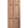 LPD External Hardwood Un-finished Colonial 6 Panel Door (MORTISE & TENON)