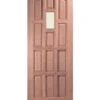 LPD External Hardwood Un-Finished Elizabethan Un-Glazed Door (Dowelled)