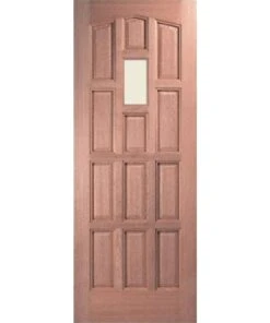 LPD External Hardwood Un-Finished Elizabethan Un-Glazed Door (Dowelled)