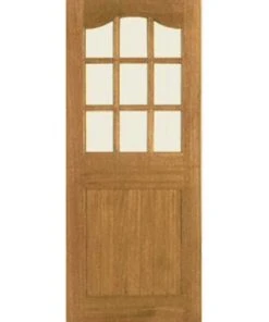 LPD External Hardwood Un-glazed Stable 9-light Door (Dowelled)