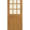 LPD External Hardwood Un-glazed Stable 9-light Door (MORTISE & TENON)