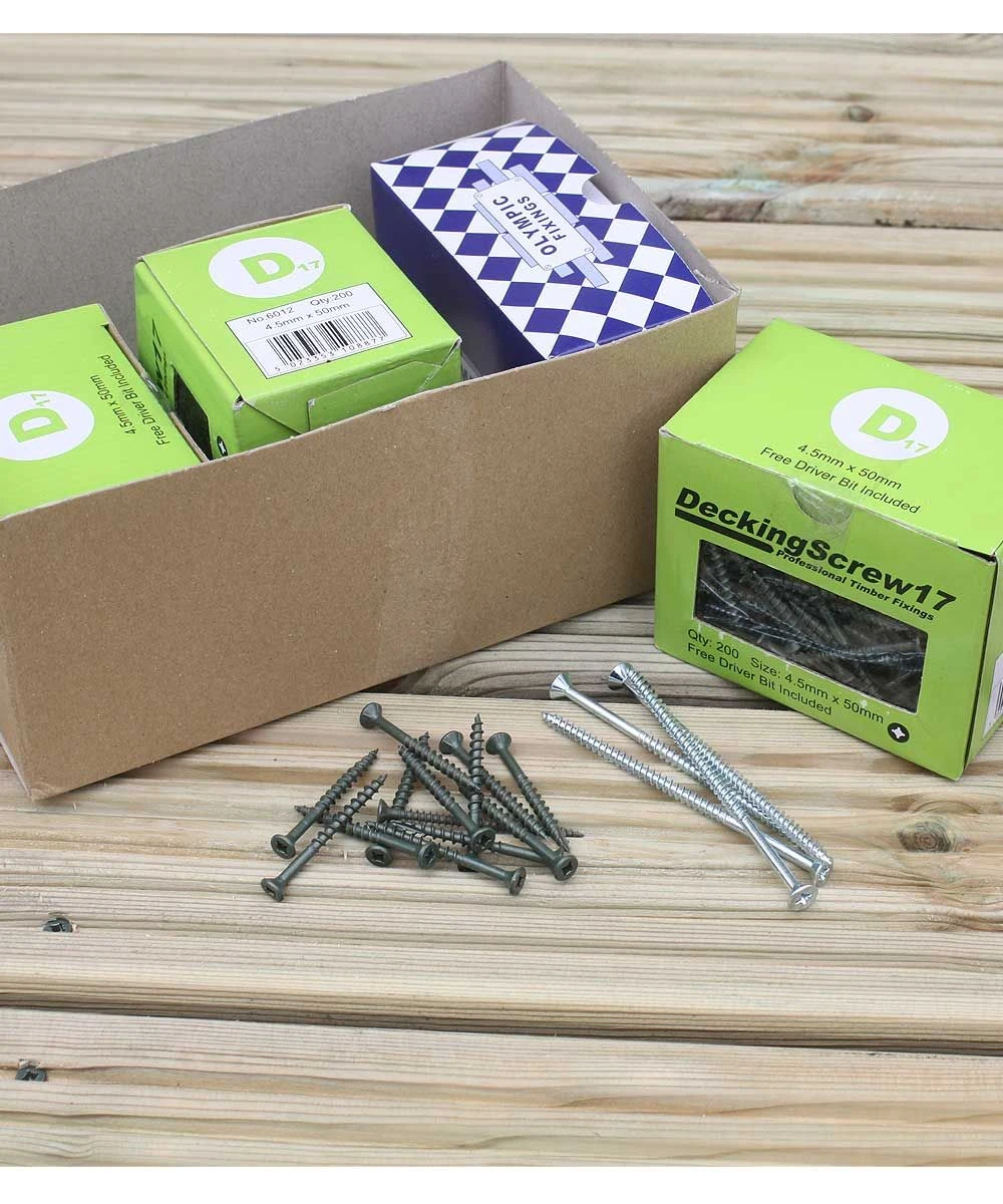 6.0X6.0M Deluxe 28mm Decking Kit With Modern Handrail/Balustrade - Image 3