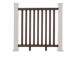 Composite Balustrade Railing Kit – Mocha (1.2m)