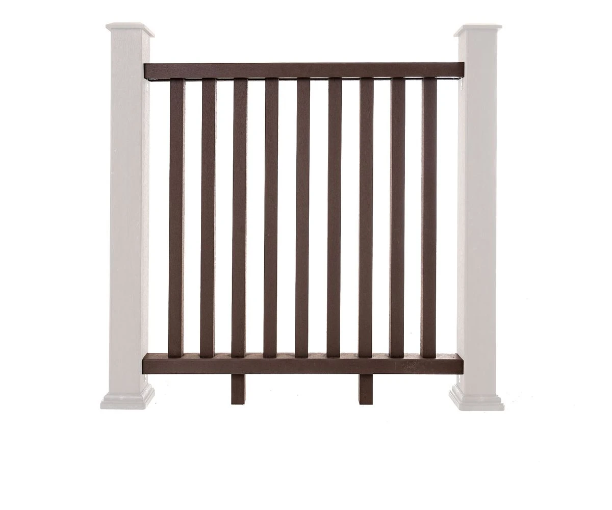 Composite Balustrade Railing Kit β Mocha (1.2m)
