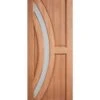 LPD Harrow External Hardwood Frosted Glazed Door