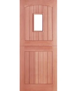 LPD External Hardwood Un-glazed Stable 1-light Door (Dowelled)