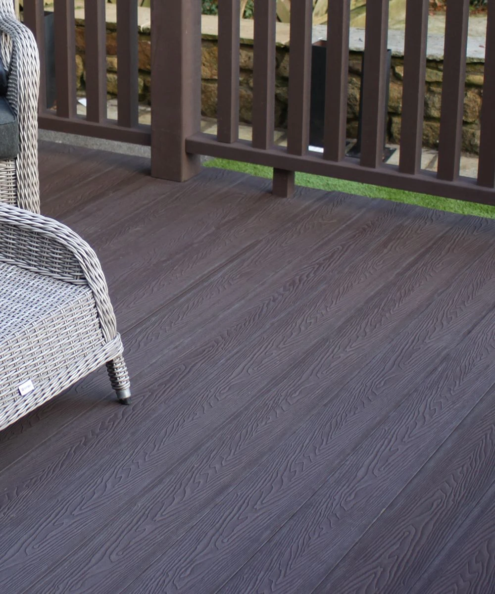 Super Saver 25mm Composite Decking β Mocha 2.4M - Image 4