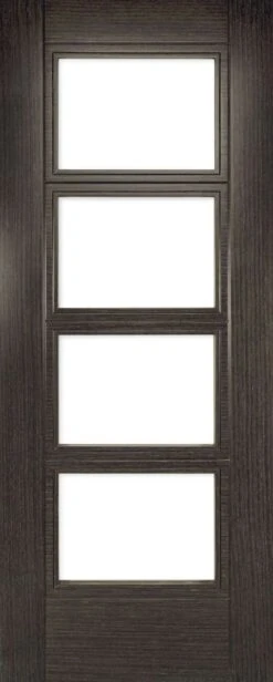 Deanta Montreal Glazed Internal Dark Grey Ash Door