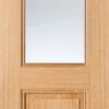 LPD Internal Pre-Finished Oak Arnhem 1 Light Clear Glazed Door