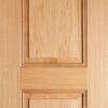 LPD Internal Pre-Finished Oak Arnhem 2 Panel Fire Door FD30