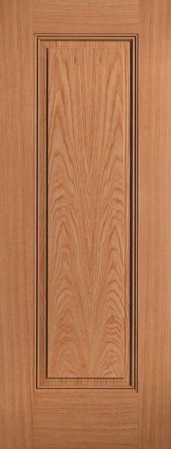 LPD Internal Pre-Finished Oak Eindhoven 1 Panel Fire Door