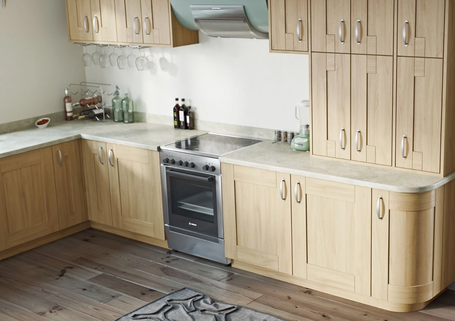 48 Hour Express Doors - Quadro 5 Piece Woodgrain - Image 2