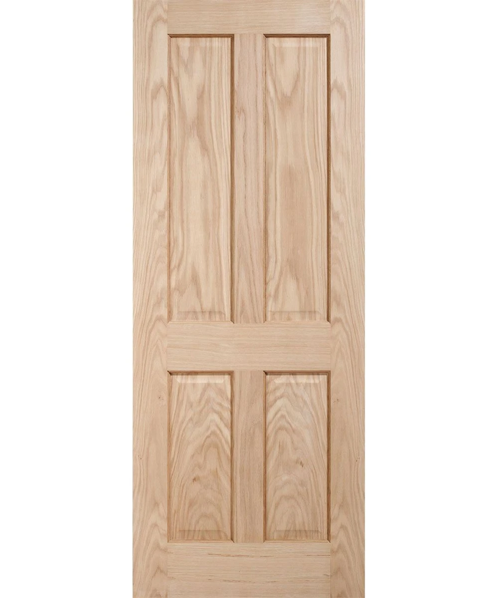 LPD Internal Un-Finished Oak Regency 4 Panel Door