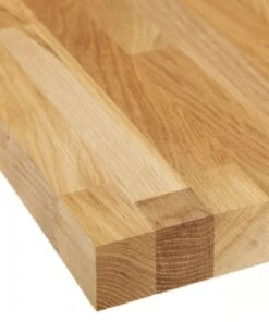 Solid Oak Worktop - 26mm Square Edge