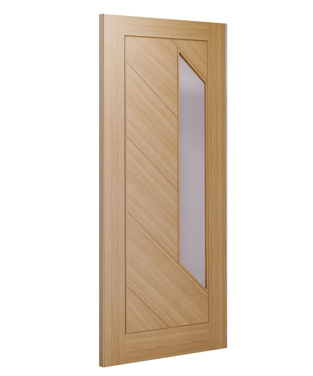 Deanta Oak Pre Finished Internal Torino Glazed Door - Image 3