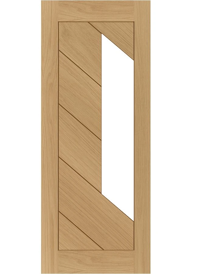 Deanta Oak Pre Finished Internal Torino Glazed Door - Image 2
