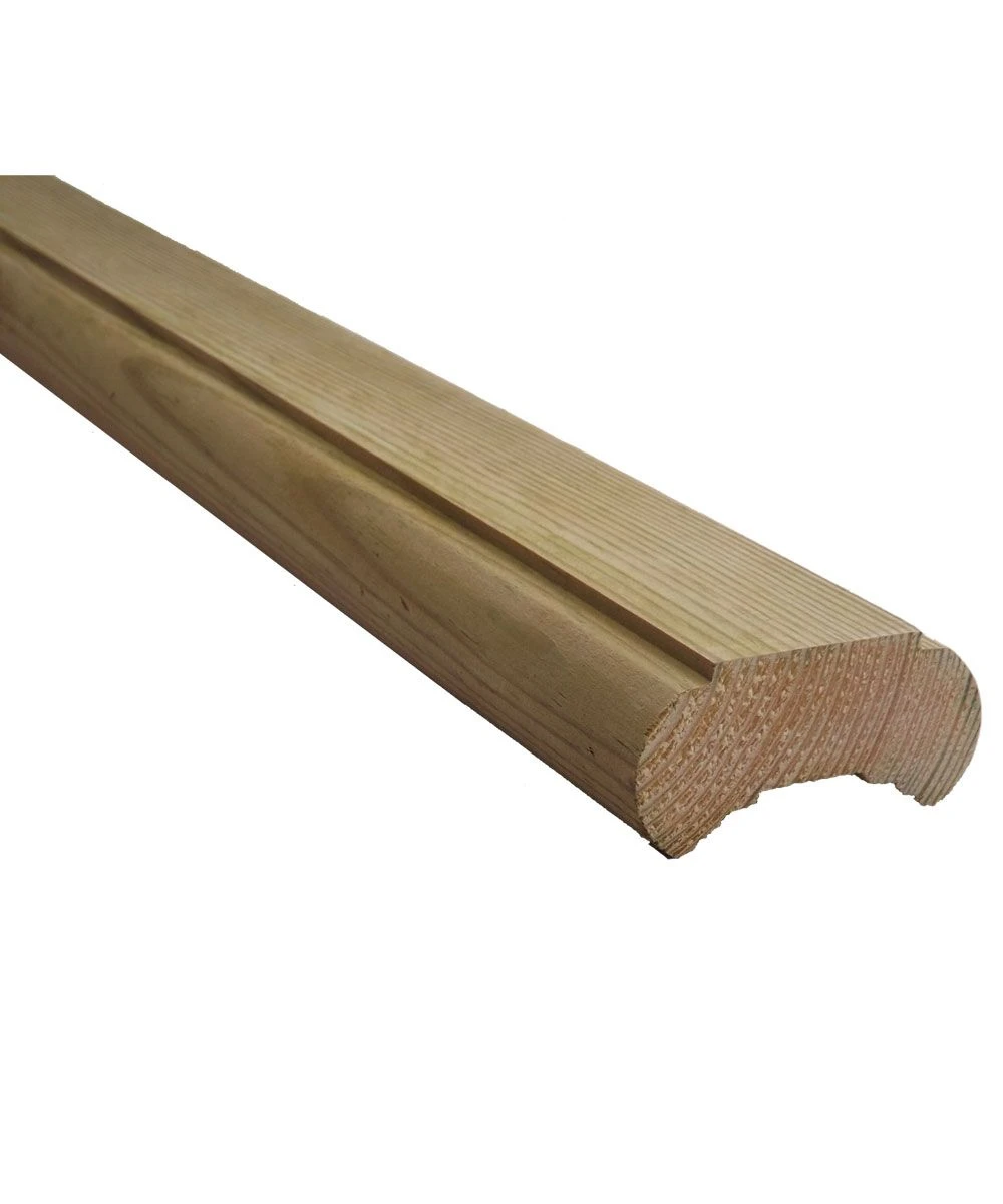 5.4X5.4M Deluxe 28mm Decking Kit With Modern Style Handrail/Balustrade - Image 4