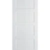 LPD Internal White Primed Smooth Contemporary 4 Panel Fire Door