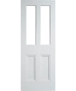 LPD Internal White Primed Smooth Malton 2 Light/2 Panel Unglazed Door