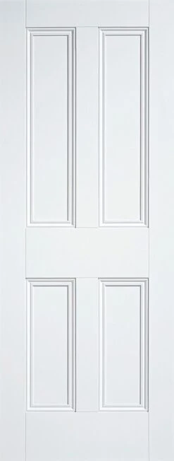 LPD Internal Smooth White Malton Nostalgia 4 Panel Door
