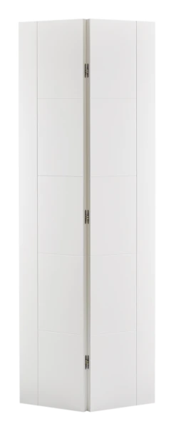 LPD White Primed Vancouver Bi-fold Door Complete With Track